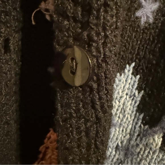 Vintage Y2K Talbots Snowflake Cardigan — XS — Pastel Knit Winter Holiday Sweater - Picture 5 of 8